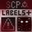 SCP's LABELS PLUS logo