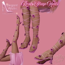 Roses Strap Heels | Elegant Walks logo