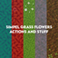 simpel Grass Flowers X Actions and stuff logo