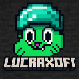 Lucraxocraft SMP logo