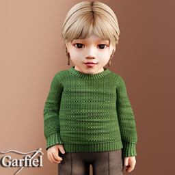 Infant - Cozy knit sweater with warm cuffed pants