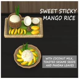 SWEET MANGO STICKY RICE Recipe By icemunmun | Chinese Translation