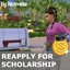 Reapply for Scholarship logo