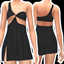 VelvetySims' Solana One Shoulder Mini Dress logo