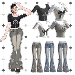 T-shirt and Jeans Set project image