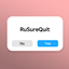 RuSureQuit logo