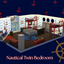 Nautical Twin Bedroom logo