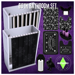 Goth Bathroom Set logo