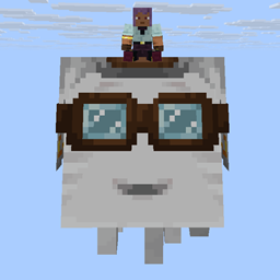 Accelerating happy ghast logo
