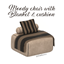 Emdoescc | Moody Living Room Chair with cushion & blanket logo