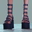 Studded Gladiator Platform Sandals (Slider & Non Slider Versions) logo