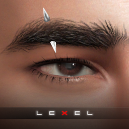 LEXEL - Scratch (right eyebrow piercing) logo