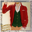 Formal Blazer Vest Gold Button Long Sleeve Shirt logo