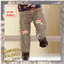 Toddler's Holiday Knee Patch Festive Trousers logo