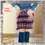 Girl's Tiered Ruffled Short Holiday Skirt logo