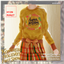 Girl's Happy Holidays Bow Detail Ribbed Knit Sweater logo
