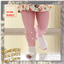Toddler's Bow and Pearls Detail Ribbed Holiday High Socks logo