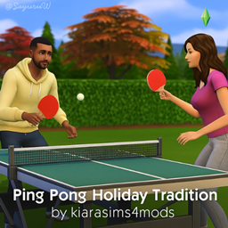 Play Ping Pong Tradition by kiarasims4mods - Tradução PTBR