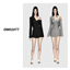 OWO2077 - One Shoulder Blazer Mini Dress logo