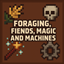 Foraging, Fiends, Magic, and Machines logo