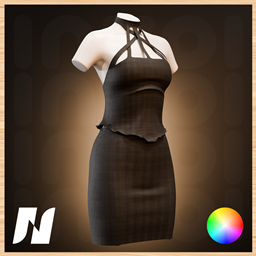 NCTN Strappy Halter Dress logo