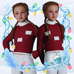 Winter Break Collection - Unisex Children Longsleeve Sweater logo