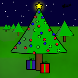 facub8's Christmas logo