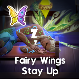 Fairy Wings Stay Up logo