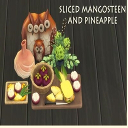 Sliced Pineapple And Mangosteen Recipe By icemunmun | Chinese Translation