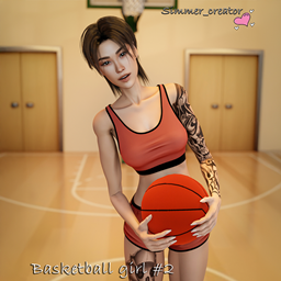 Basketball girl 02 project image