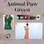 CC Wrench Override Animal Paw Green logo