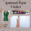 CC Wrench Override Animal Paw Violet logo
