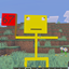 Stick man with 67 flag logo