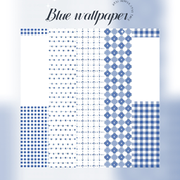 Blue Wallpaper set logo