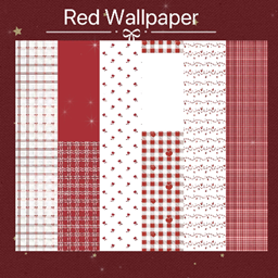 Red Wallpaper set logo