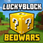 Lucky Block Bedwars PMMOS logo