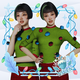 Winter Break Collection - Xmas Tree Sweater F logo