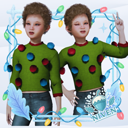 Winter Break Collection - Children Unisex Xmas Tree Sweater logo