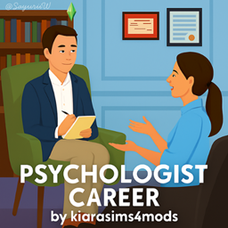 Psychologist Career by kiarasims4mods - Tradução PTBR