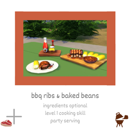 BBQ Ribs & Baked Beans por Littlbowbub / Translated to Spanish by ...