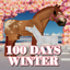 Pinehaven's 100 Days Winter Horse Rescue logo