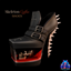 Skeleton Rose Coffin Heals logo
