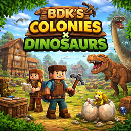 BDK's Colonies x Dinosaurs logo