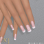 Christmas Snowflake Square nails logo
