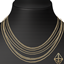Aurum -  female small chains necklace v2 logo