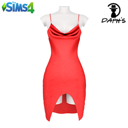 Azure Cowl Slip Dress logo