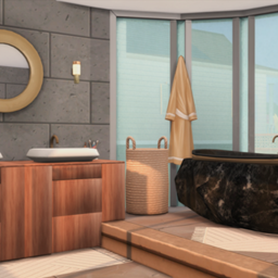 Stone and Timber Bath Set logo