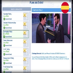 Campaign Rally Event By KiaraSims4Mods Spanish Translation - The Sims 4 ...