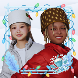 Winter Break Collection - Children Unisex Fluffy Hat logo