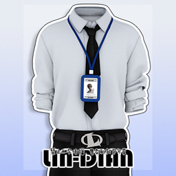 LIN-DIAN Men's suits and neck badges logo
